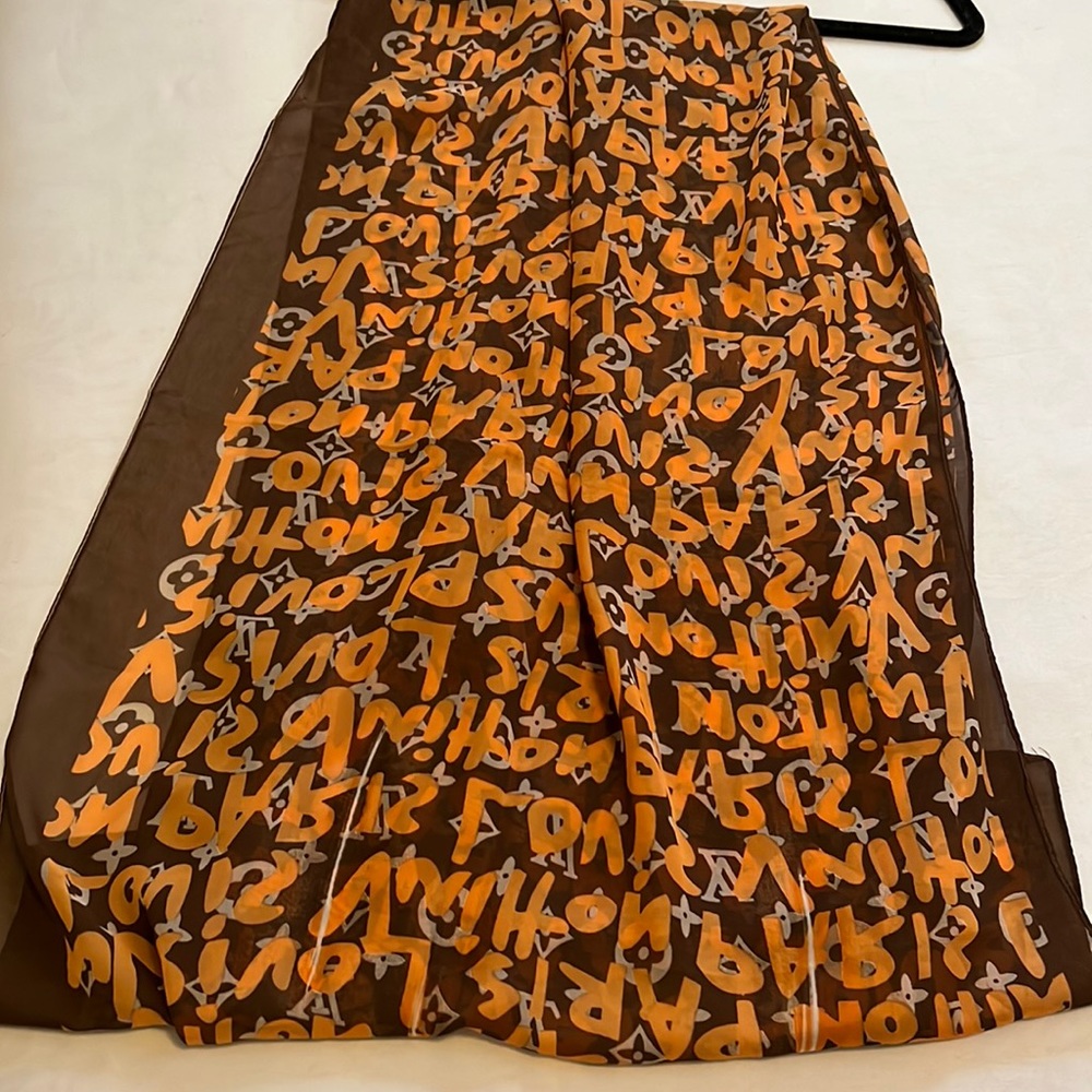 Graffiti Monogram scarf